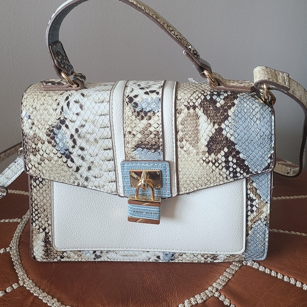 Anne Klein Snake Print Purse